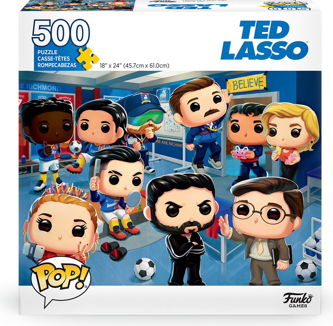 Funko Games Puzzel POP! Ted Lasso, 500 stukjes