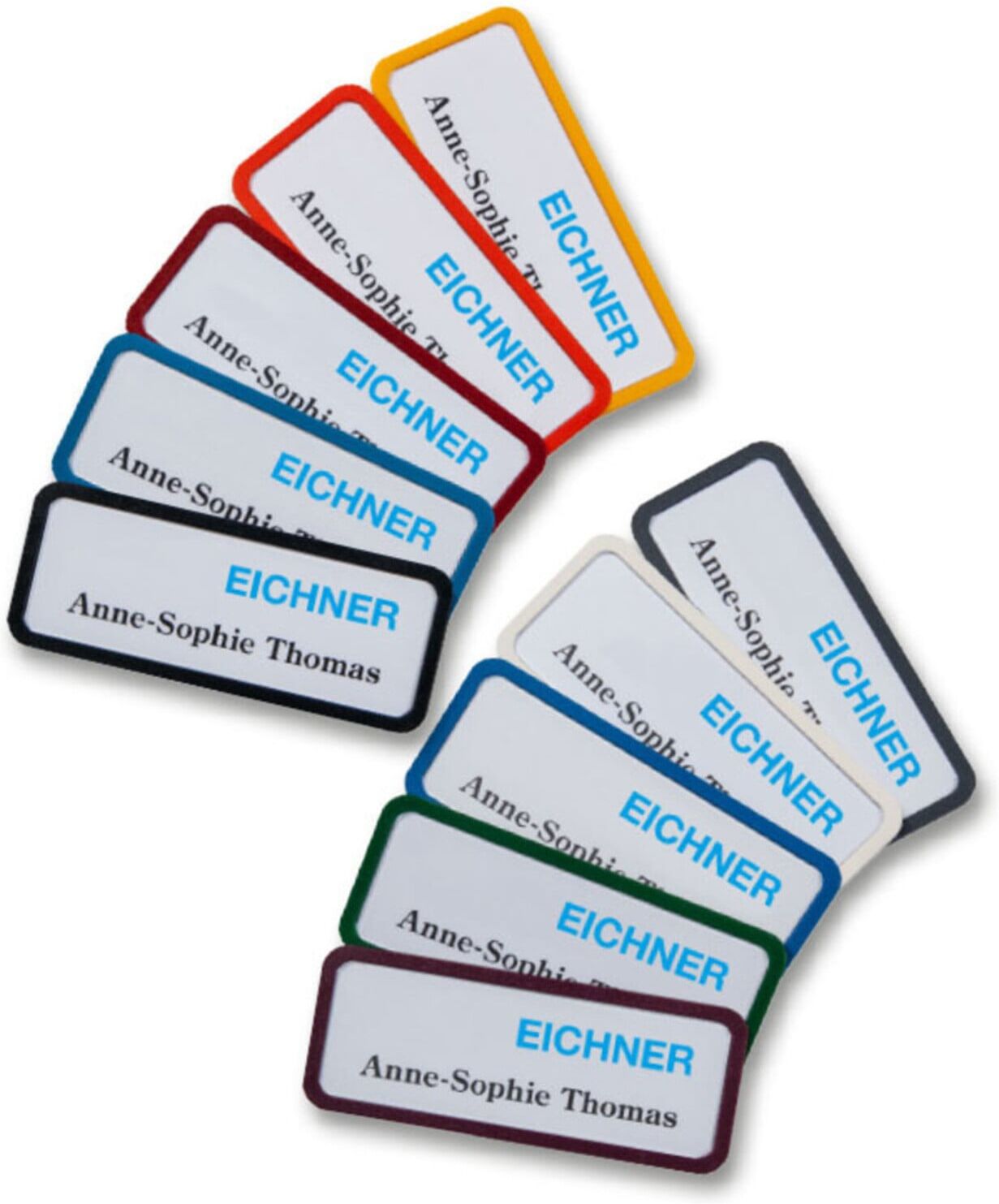 Eichner Namensschild magnetisch 81 x 33 mm rot (9218-03006)