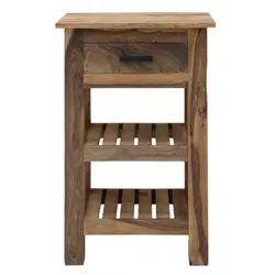 Beistelltisch Rami 50x80x35 aus indischem Sheesham-Massivholz