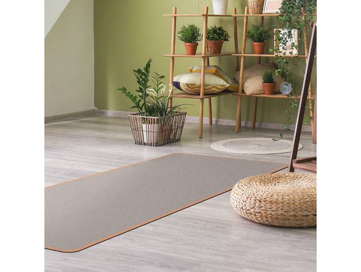 Läufer/Yogamatte Achatgrau 183 x 61cm Grau