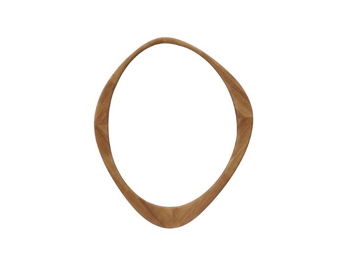 Design Wandspiegel „Organic“ Eiche Natural 89 x 74 cm Invicta Interiors