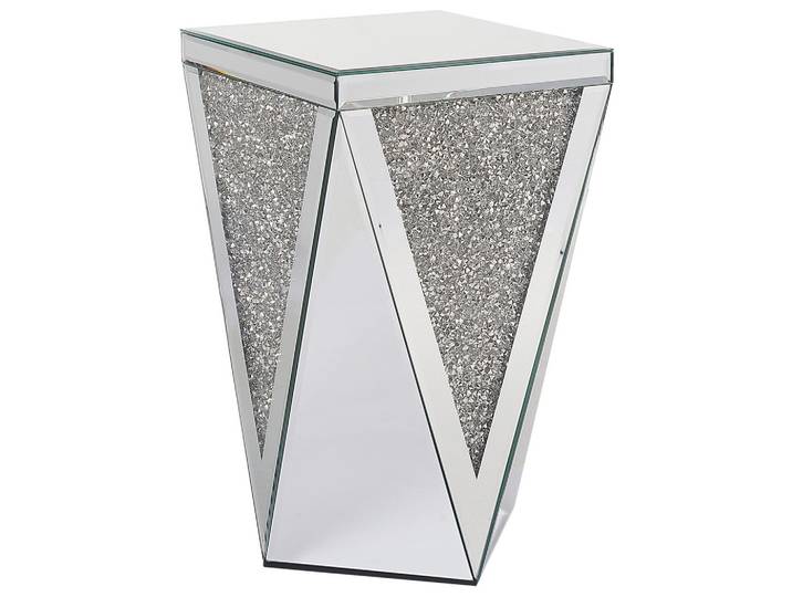 BEISTELLTISCH Silber verspiegelt Luxey