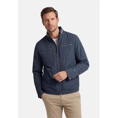 Outdoorjacke NEW CANADIAN "Shape", Herren, Gr. 60, dunkelblau, 100% Polyester, unifarben, kurz, hoch geschlossener Ausschnitt, Jacken Outdoorjacke, mit Stehkragen