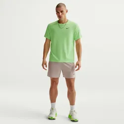 NIKE UV Miler Dri-FIT kurzarm Laufshirt Herren 377 - lime blast/reflective silv XL