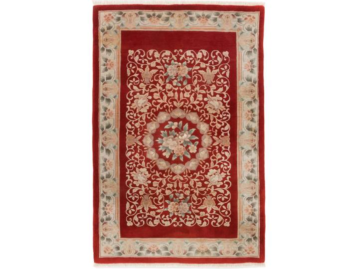 China Peking Teppich 120x183 Handgeknüpft Orientteppich Wolle