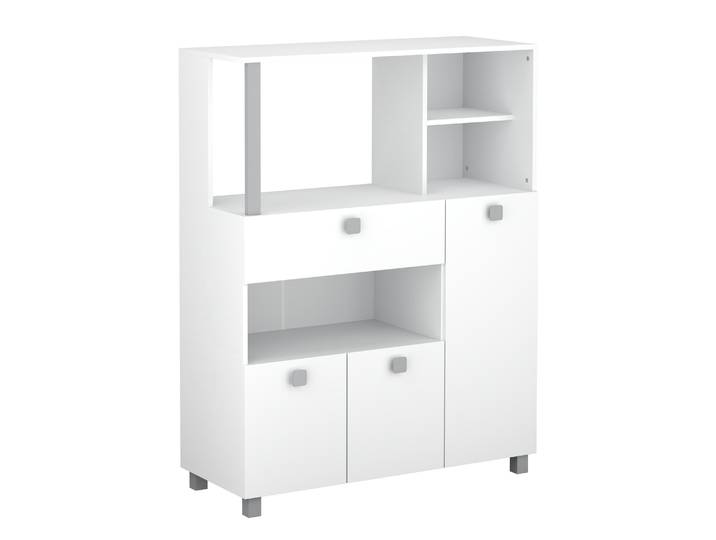 Küchenbuffet Kommode 100 x 132 cm weiss