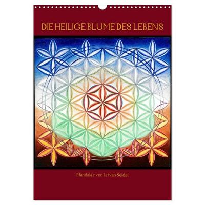 Die heilige Blume des Lebens - Mandalas von Istvan Seidel (Wandkalender 2027 DIN A3 hoch), CALVENDO Monatskalender