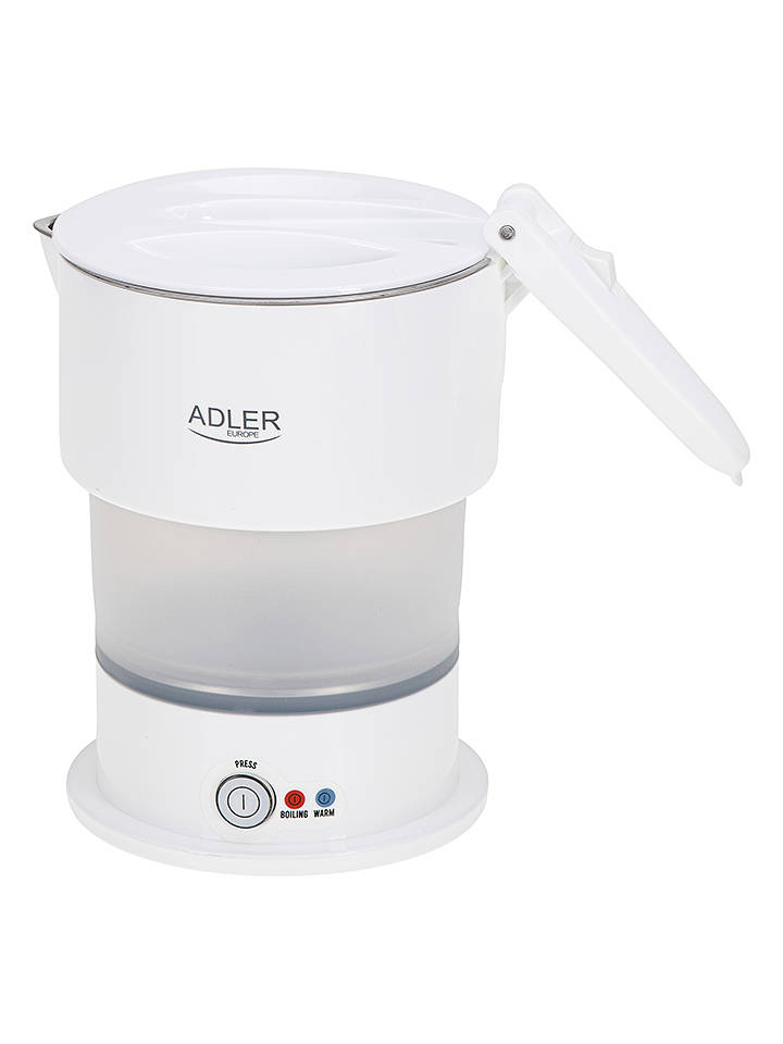 Adler Reise-Wasserkocher "AD 1377" in Weiß - 600 ml - onesize