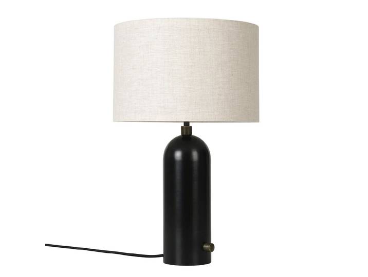 GUBI Gravity S tafellamp Zwart-canvas