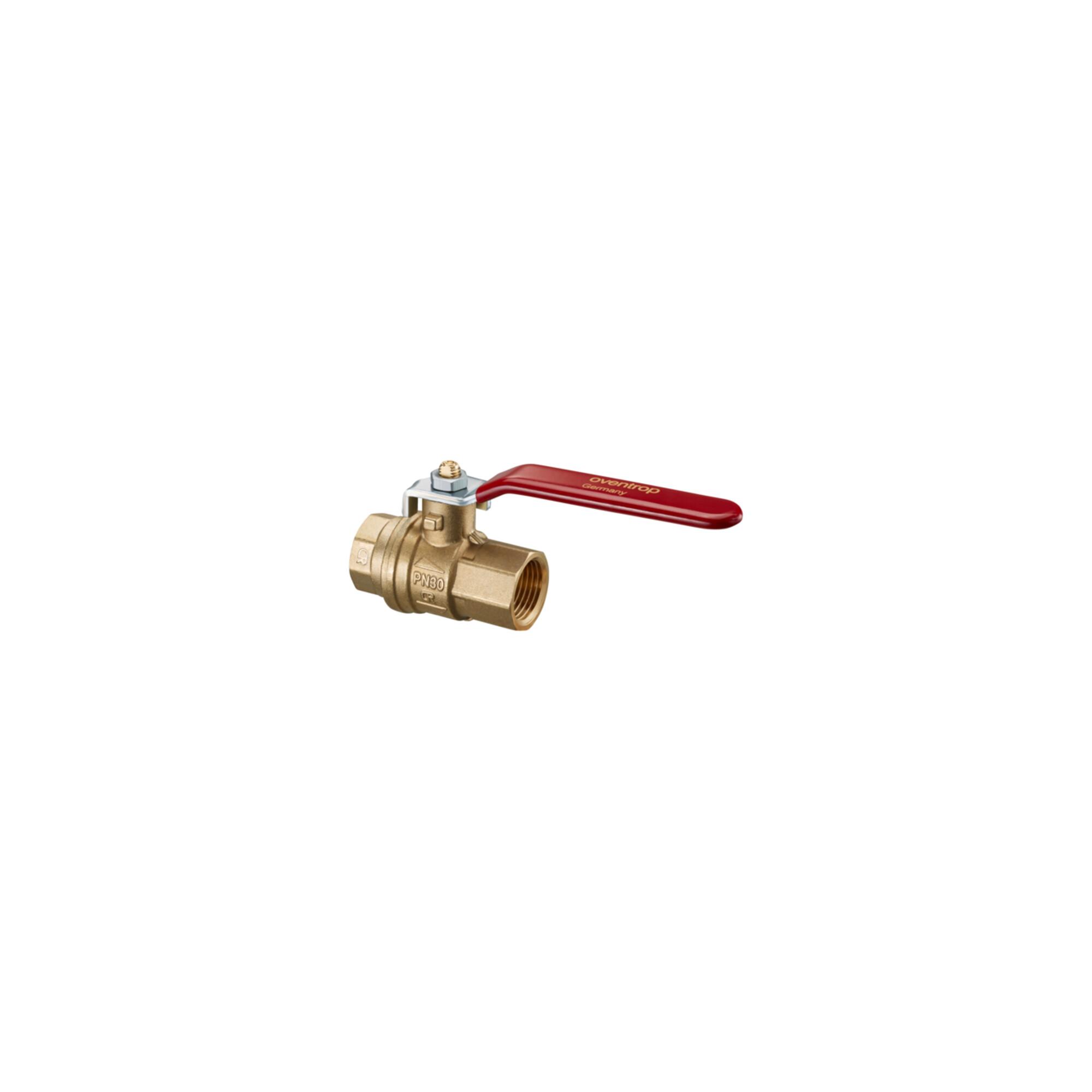 Oventrop Kugelhahn EZB DN 25, entzinkungsb. MS, Hebel St vz (1079008)