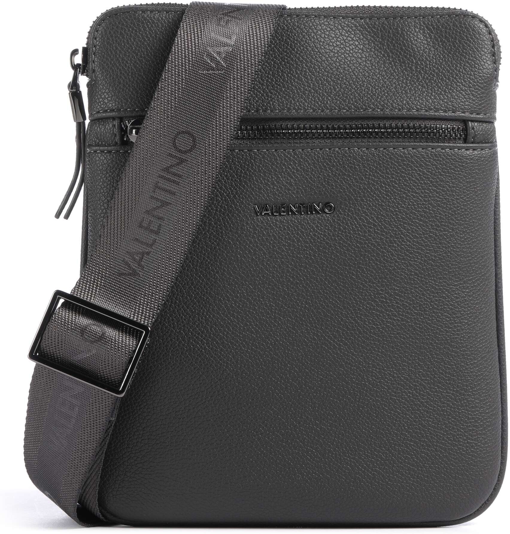 Valentino Bags Vibe Umhängetasche aus Leder, grau