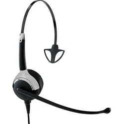 VXI UC ProSet 10G (Box) Monaural QD hdst noise cancel, 203062 (Monaural QD hdst noise cancel) (Kabelgebunden, USB-B), Office Headset, Silber, Schwarz