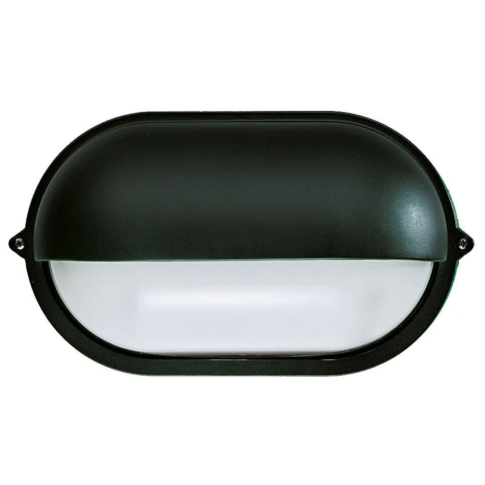 Moderne wandlamp Gong ovaal van Franssen in zwart