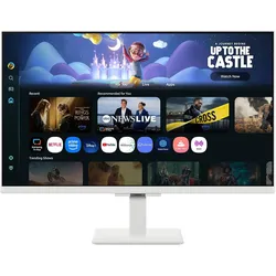 Samsung Smart M5 – M50F (1920 x 1080 Pixel, 27"), Monitor, Weiss