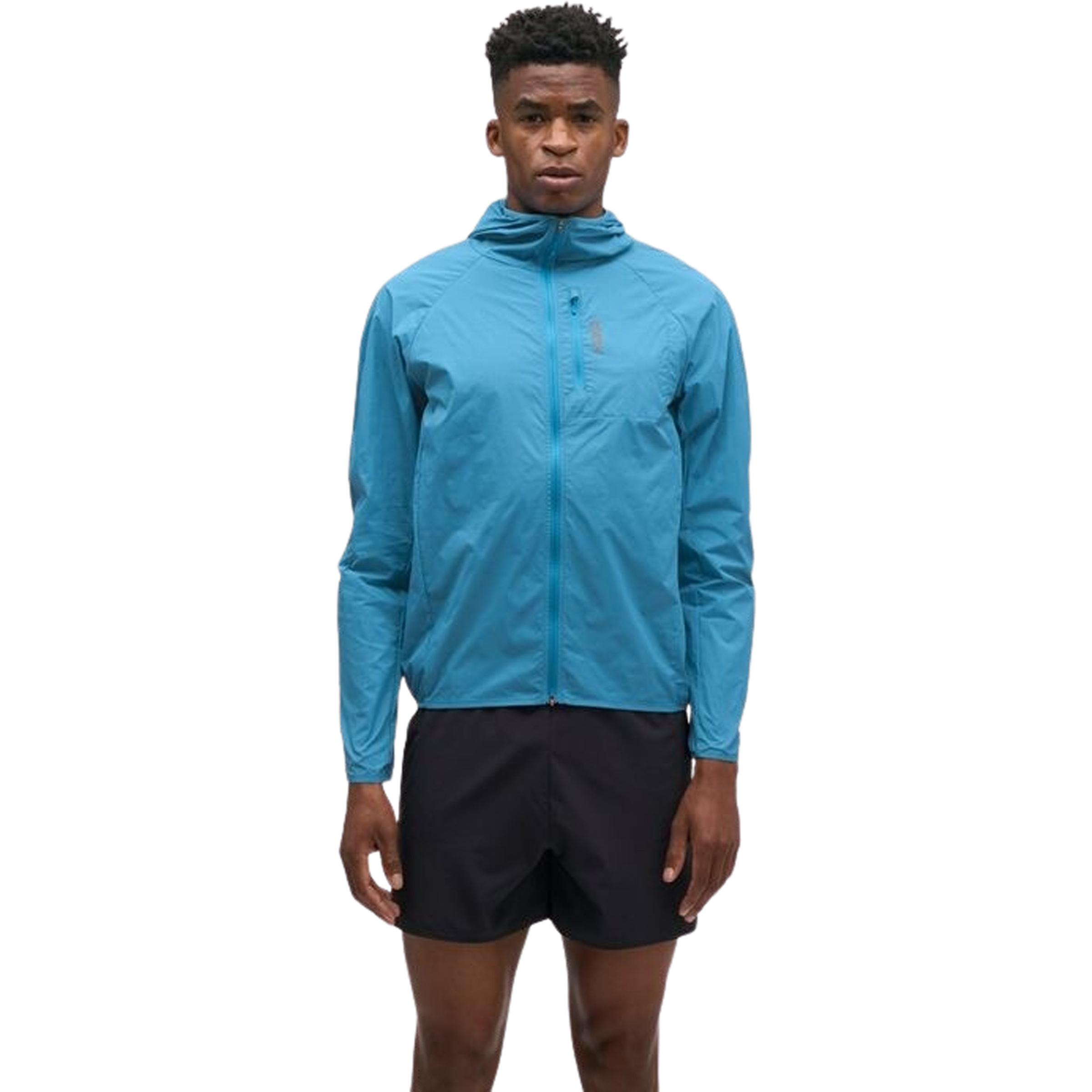 Hoka Skyflow Wind Herren Laufjacke blau Größe M Laufen Windabweisend