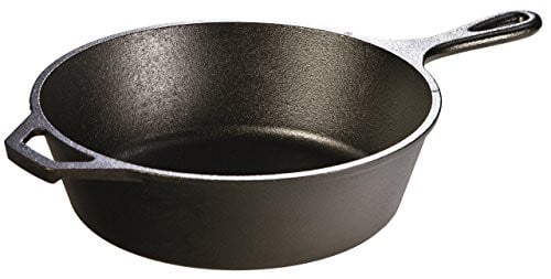 Lodge Gietijzeren Diepe Ronde Koekenpan 26 cm, 3 liter
