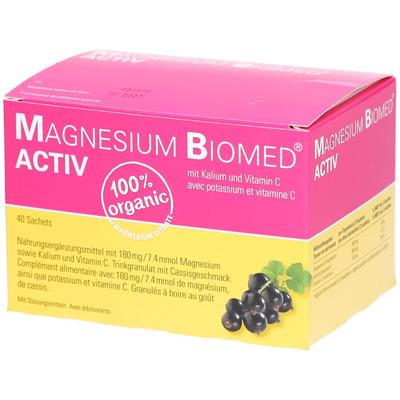 Magnesium Biomed Activ Gran Btl 40 Stk St Granulat