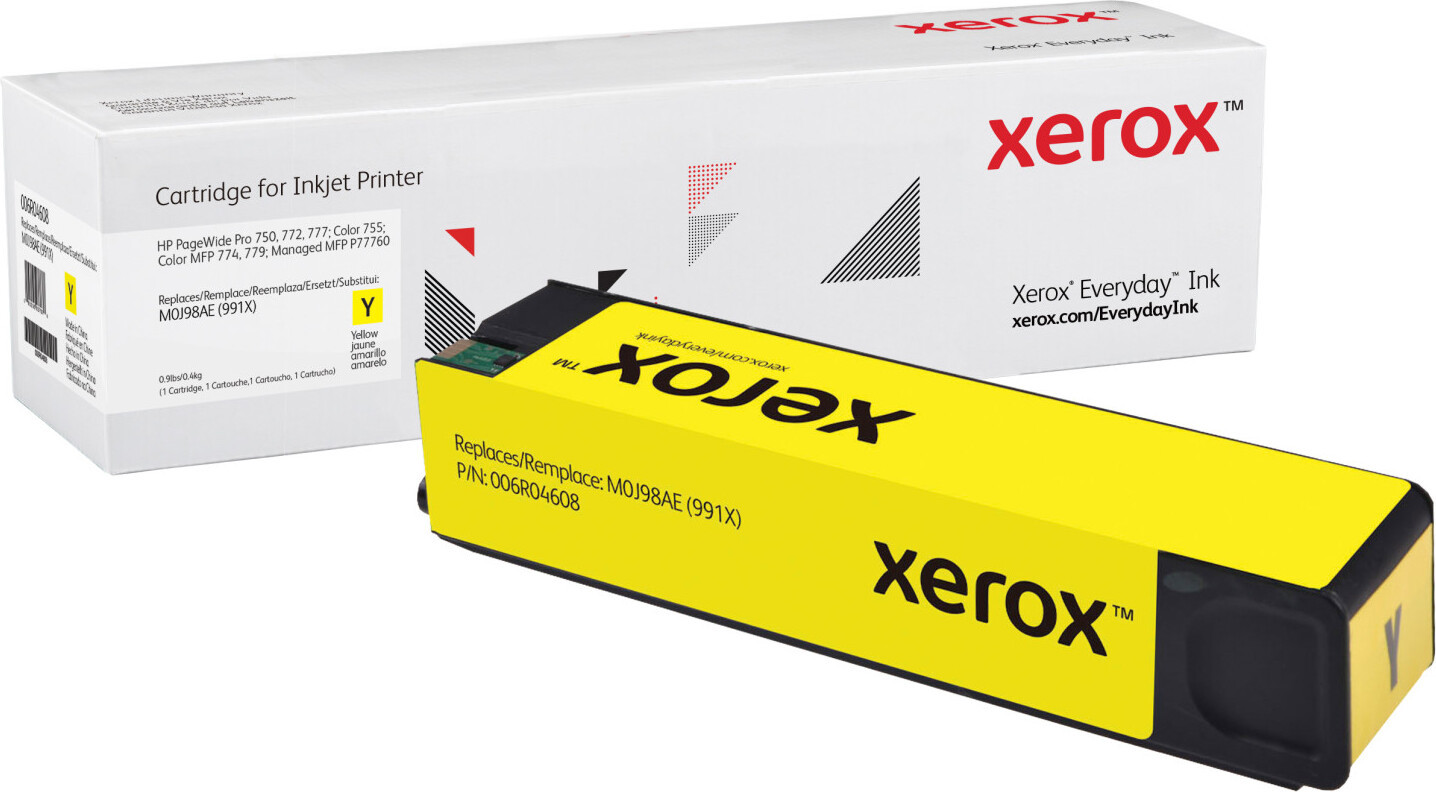 Xerox Inktpatroon Geel - Alternatief voor HP M0J98AE - Compatibel met HP PageWide Color 755, MFP 77X, PageWide Managed P77740, P77750 en PageWide Pro 750, 77X