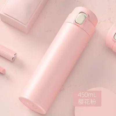 Uplifted Trends Stainless Steel Insulated Vacuum Flask Water Bottle Hot & Cold Travel Mug pink