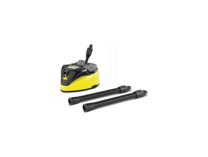 Kärcher Original Flächenreiniger T-Racer T 7 Plus, für große Flächen Spritzwasserschutz, zwei Flachstrahldüsen, Handgriff für senkrechtes arbeiten, mit Powerdüse & Spüldüse