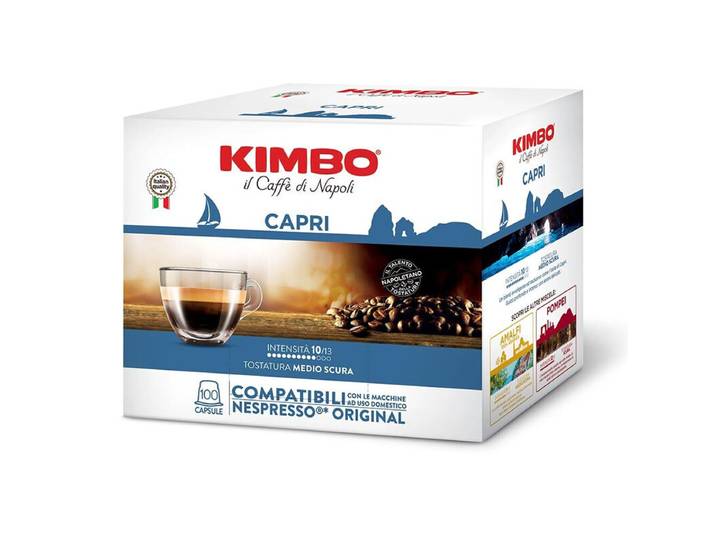 KIMBO Nespresso - 100 capsules de café - Intensité 10/13 - 540 g