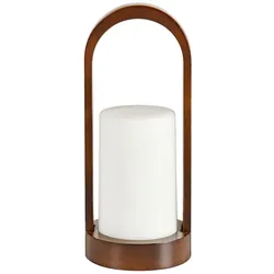Duni LED-Halter Easy Bambus 24 x 10 cm Braun, 4 Stk/Krt (4 x 1 Stk)