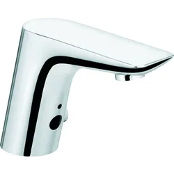 KLUDI BALANCE E Elektronische Waschtischarmatur, Einlochmontage, Auslaufhöhe 105mm, Netzbetrieb, 5220005, Farbe: Chrom