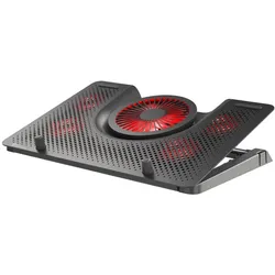 GENESIS Oxid 550 Llaptop-Kühlpad 43,9 cm (17.3") 2800 RPM Schwarz