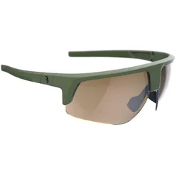 BBB, Unisex, Sportbrille, Brille Comet olive, amber flash (Black, TLD Matt OLIVE INK, Amber Flash, Bernsteinfarben), Orange, Grün, Schwarz