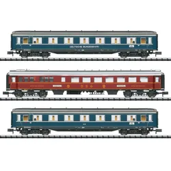 Trix 18259 N Schnellzugwagen-Set "F 41 Senator", DB, Ep. III