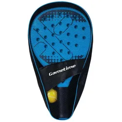 Gametime Padel-Set mit 2 Schlägern und Ball in Aufbewahrungstasche, 3-tlg.