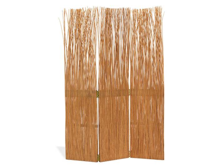 Homestyle4u Paravent 3-tlg. 120/170 cm Hellbraun Weide, Naturmaterialen, 120x170x2 cm, Wohnzimmer, Raumteiler, Paravents