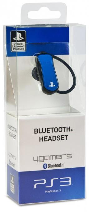 4Gamers Bluetooth-hoofdtelefoon voor PS3 - Blauw