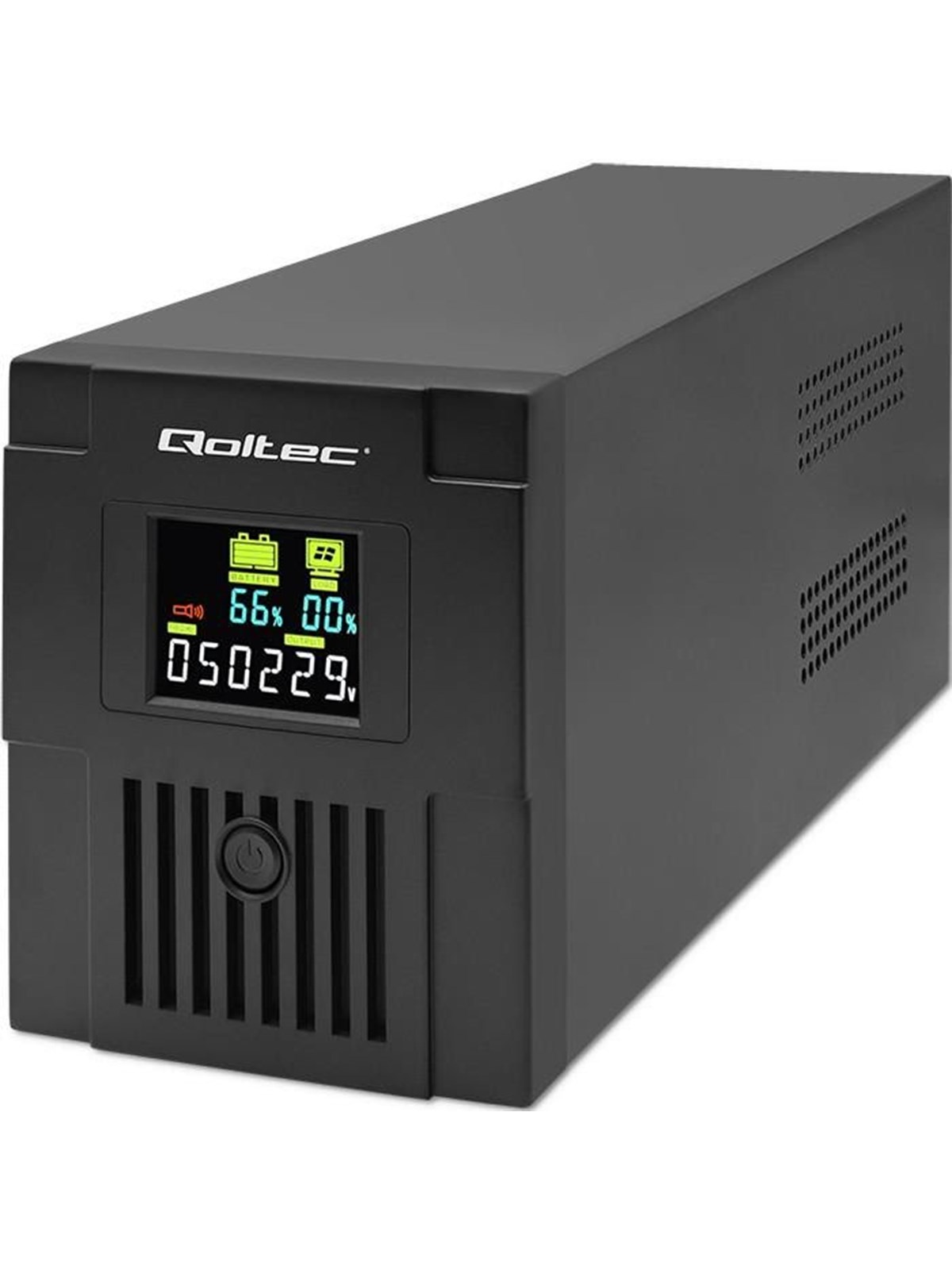 Qoltec Monolith 53771 Line Interactive USV - 2000 VA 1200 W - LCD USB