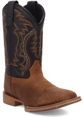 Dan Post Boots Beasley Y (Boys' Youth) Casual in Tan/Black, Size 5 Youth D, Leather