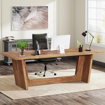 Bluebell 70.8-Inch Executive Computer Desk, Large Home Office Desk