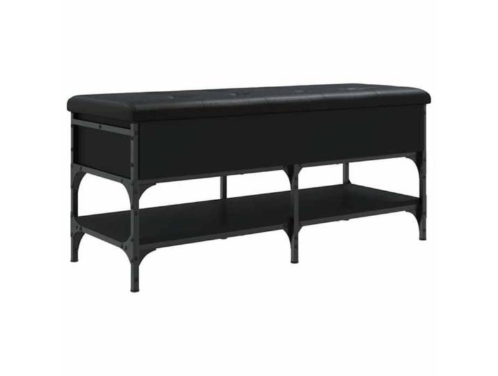 Noir Banc coffre - Banc à chaussures noir 102x42x45 cm bois d'ingénierie m7019