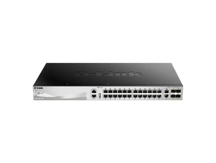 D-Link DGS-3130-30TS/E, Géré, L3, Gigabit Ethernet (10/100/1000)