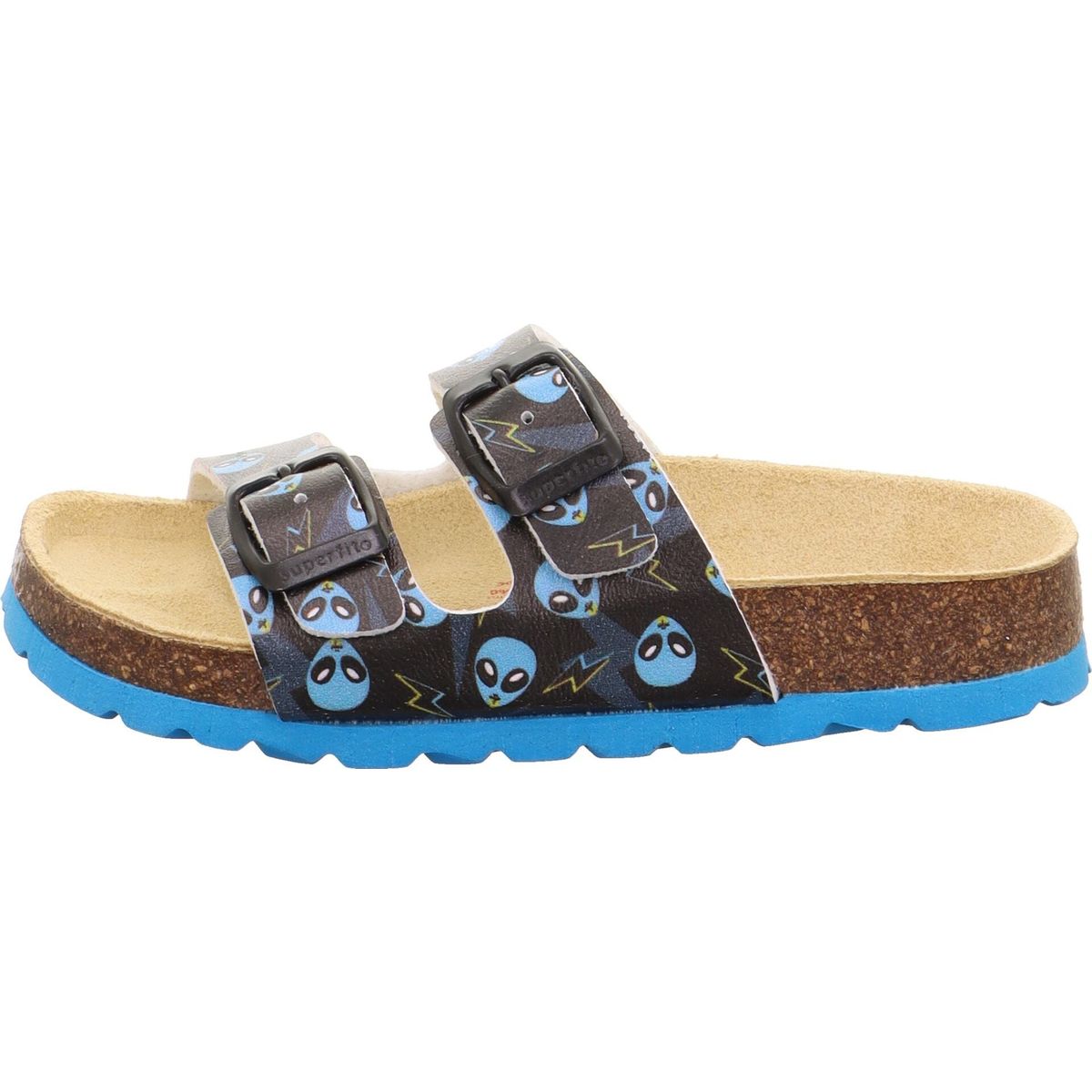 Superfit Fussbettpantoffel schwarz/mehrfarbig (0060) 25 1-800111-0060-25