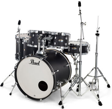 Pearl Decade Maple 6pc Satin Black Satin Slate Black