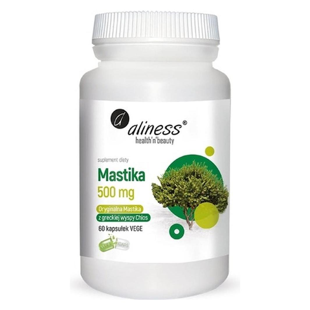 Aliness Mastika 500mg Resin Powder Dietary Supplement with Plant Extracts 60 Capsules (100 g) (0000019132)