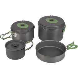 Bo-Camp Explorer Kochgeschirr-Set Aluminium eloxiert 4-tlg. XL