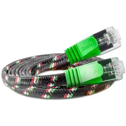 2x Lightwin Netzwerkkabel (STP, CAT6, 2 m), Netzwerkkabel
