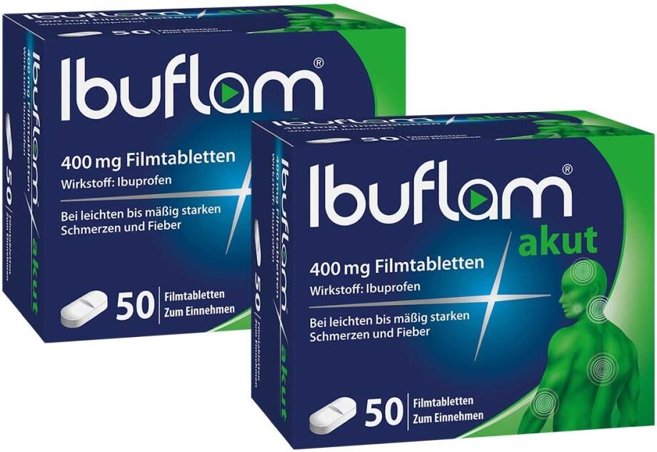 Ibuflam Akut 400 mg Ibuprofen Schmerztabletten