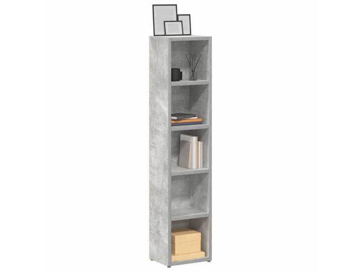 BEAU Lot de 2 Armoires à CD 2 pcs - Étagères Colonne DVD - Gris béton - 21x16x93 5 cm - Aggloméré mode955054