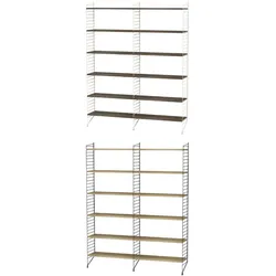 Bücherregal minimalistisch Weiß Weiß