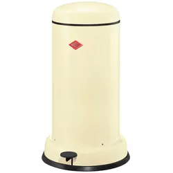 WESCO Abfallbehälter   , beige , Metall,Kunststoff , Maße (cm): H: 63,5  Ø: 36.2
