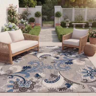SAFAVIEH Cabana Avia Indoor/ Outdoor Waterproof Patio Floral Rug
