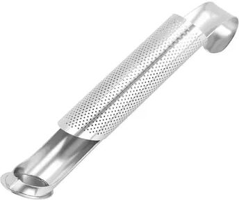 Inspire Daily Merch Durable Mesh Strainer Stainless Steel Tea Diffuser With Hanging Hook Handle Portable Loose Leaf Tea Steeper silver