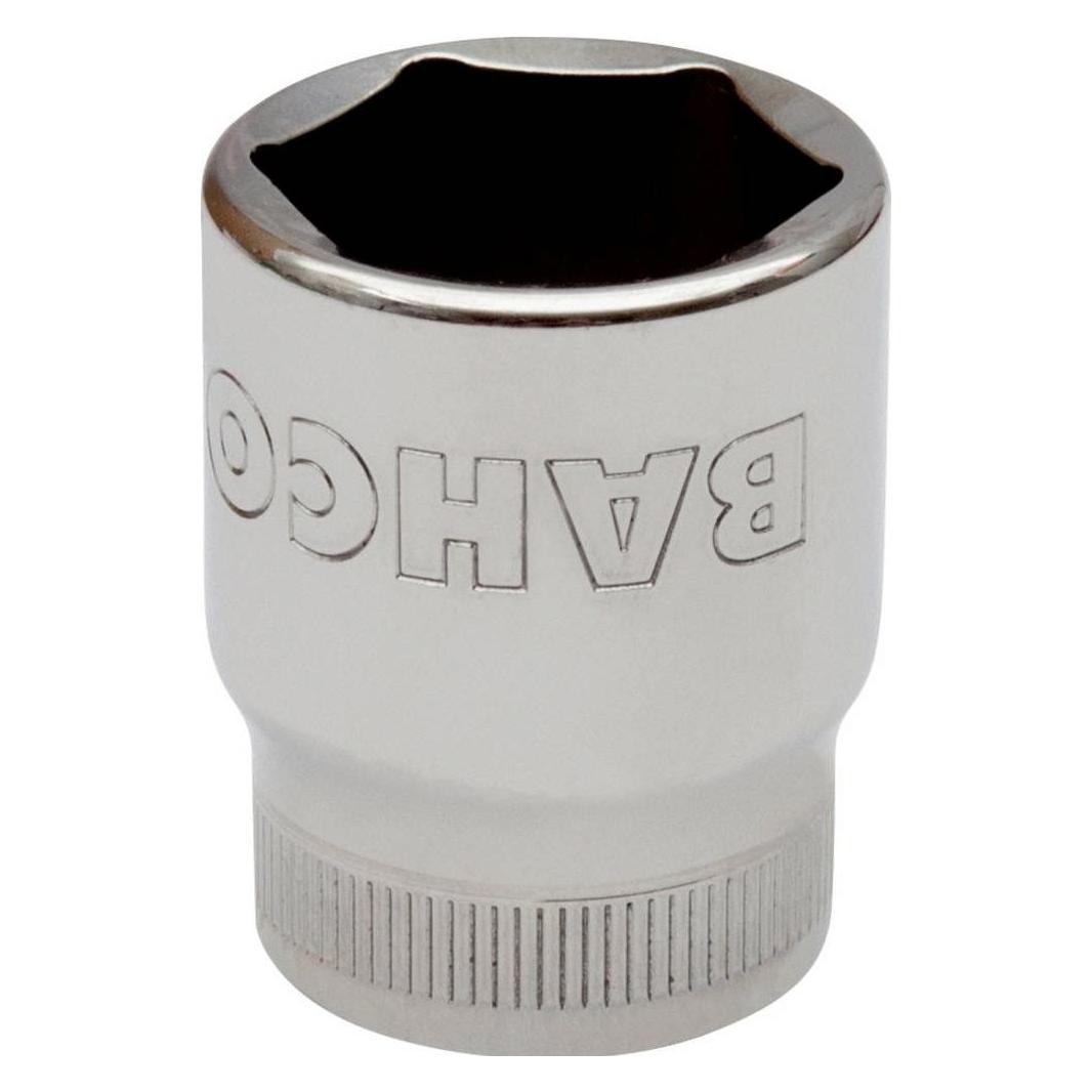 Bahco 1/2"-Steckschlüssel-Einsatz, Sechskant, 10 mm, hochglanzpoliert (10 mm) (7800SM-10)